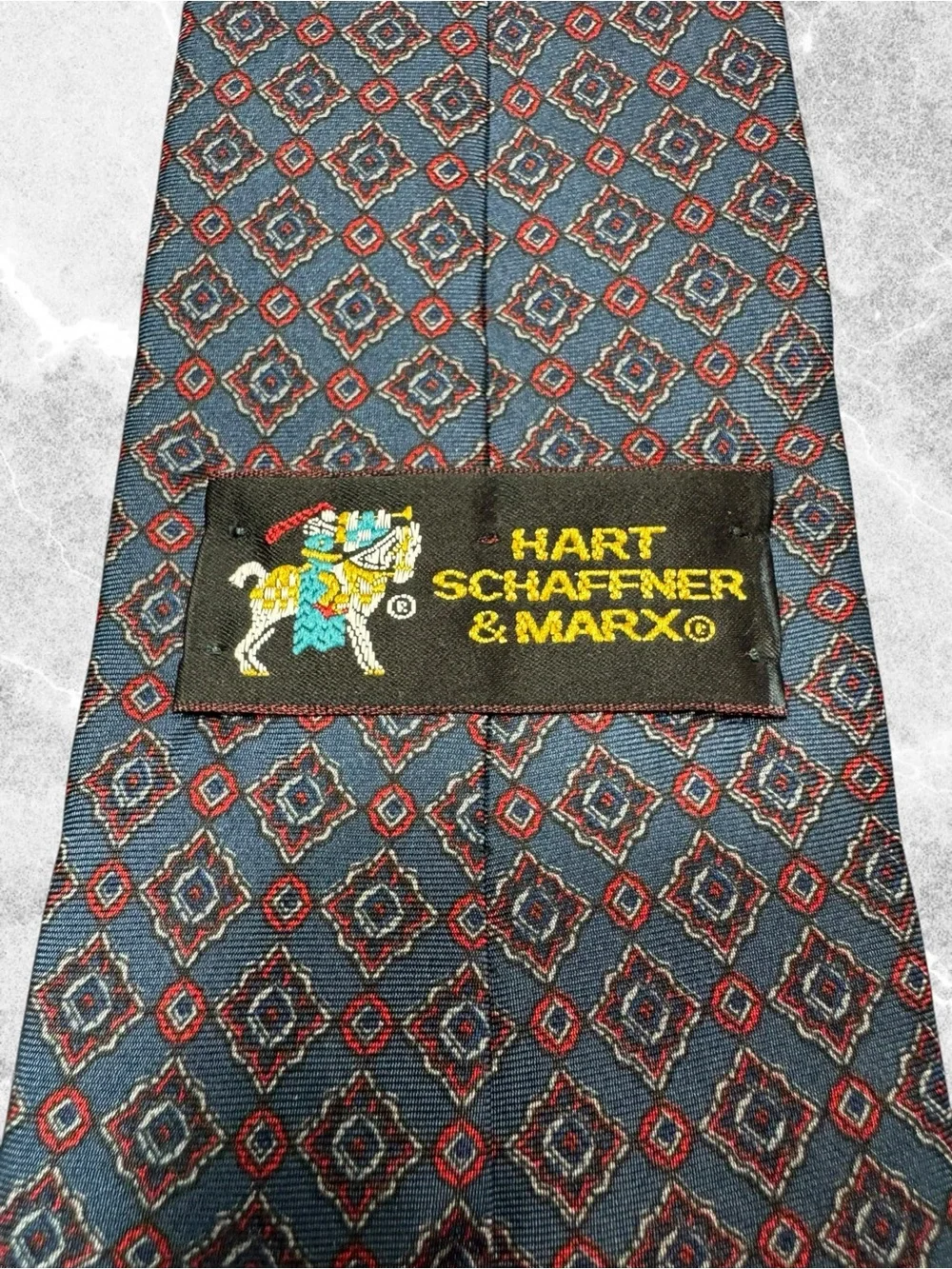 Vintage Hart Schaffner Marx 100% Silk Tie